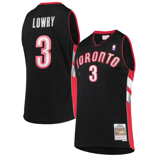 Kyle Lowry Toronto Raptors Hardwood Classics Black Jersey gift for Toronto Raptors fans