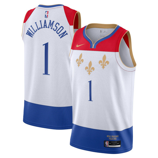 New Orleans Pelicans Nike Replica Replica Replica City Edition Swingman Jersey - Zion Williamson - Mens