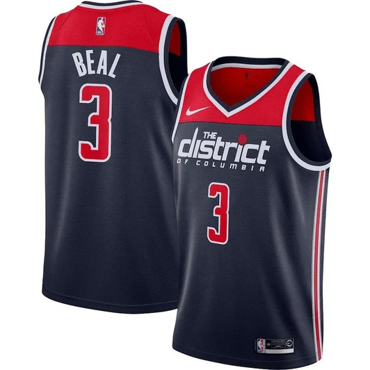 Bradley Beal Washington Wizards Nike Replica Replica Replica Finished Swingman Nba Jersey Navy - Statement Edition