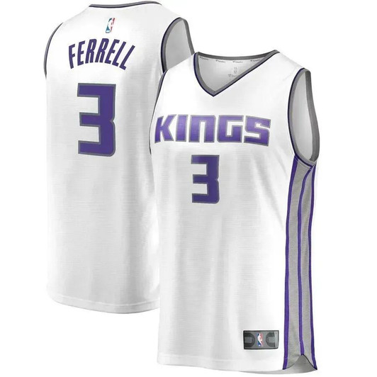 Yogi Ferrell Sacramento Kings Fast Break Player Replica Nba Jersey - Association Edition - White