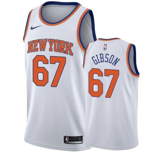Men'S New York Knicks Taj Gibson #67 Association Nba Jersey