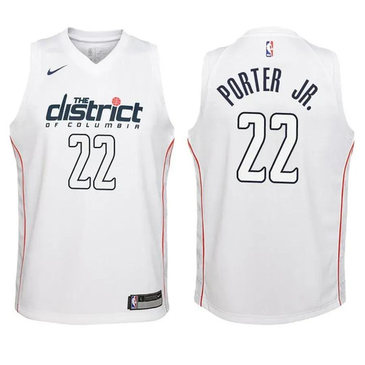 Wizards Otto Porter Jr. #22 City Edition White Jersey