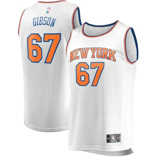 Taj Gibson New York Knicks Fast Break Player Replica Jersey - Association Edition - White