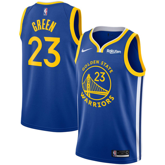 Men'S Nike Replica Replica Replica Draymond Green Royal Golden State Warriors 2020/21 Swingman Badge Jersey – Icon Edition
