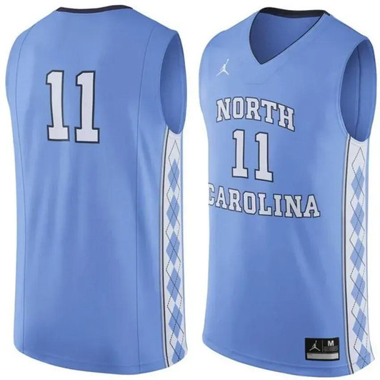 Unisex North Carolina Tar Heels Blue   Basketball Premier Tank Top Jersey