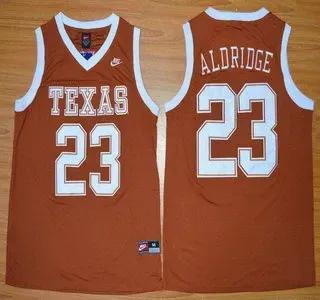 MenS Texas Longhorns #12 Lamarcus Aldridge Burnt Orange   Jersey