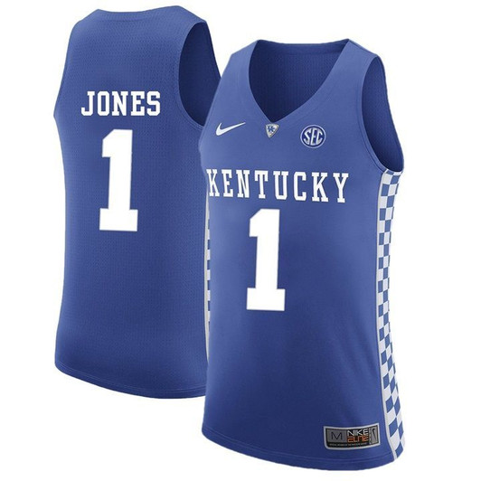 Unisex Kentucky Wildcats Royal Sacha Killeya-Jones   Basketball Jersey