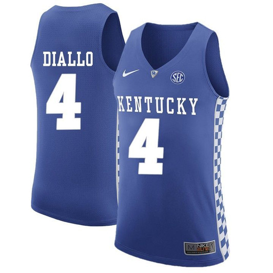 Unisex Kentucky Wildcats Royal Hamidou Diallo   Basketball Jersey