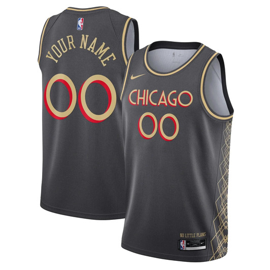 Chicago Bulls Nike Replica Replica Replica City Edition Swingman Jersey - Custom -  - 2020