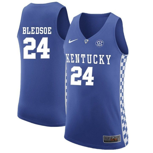 Unisex Kentucky Wildcats Royal Eric Bledsoe   Basketball Jersey