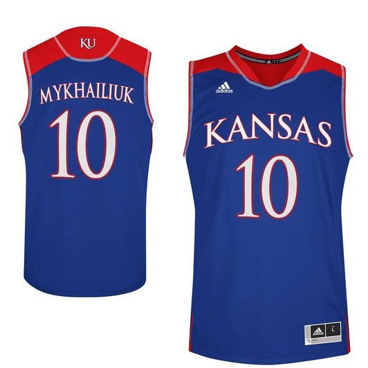 Unisex Kansas Jayhawks Royal Sviatoslav Mykhailiuk College Basketball Jersey