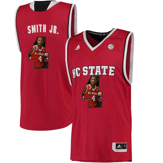 Unisex North Carolina State Wolfpack Dennis Smith Jr. Red Acc Jersey