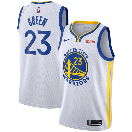 Men'S Nike Replica Replica Replica Draymond Green White Golden State Warriors 2020/21 Swingman Badge Jersey – Association Edition