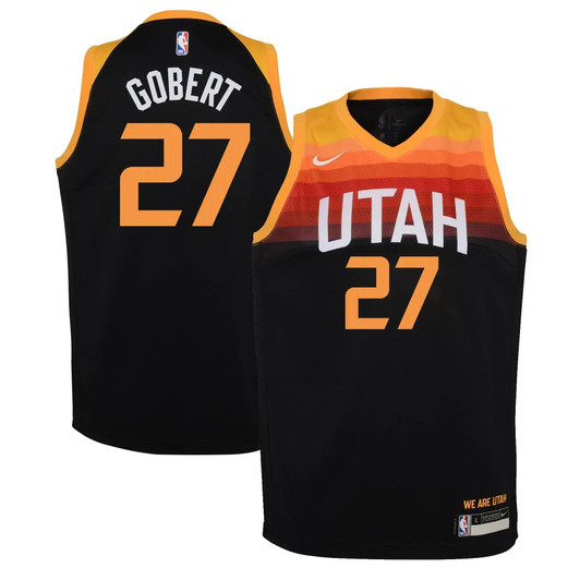 Rudy Gobert Utah Jazz Nike  2020/21 Swingman Jersey Black - City Edition