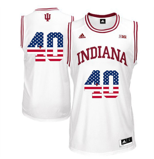Unisex Indiana Hoosiers White Cody Zeller   College Basketball 3D Jersey