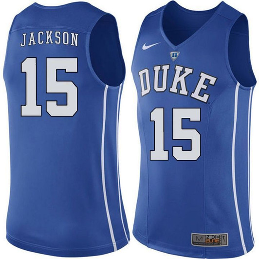 Duke Blue Devils Royal Frank Jackson   Basketball 3D Jersey