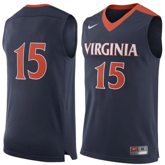 Unisex Virginia Cavaliers Black   Basketball Premier Tank Top 3D Jersey