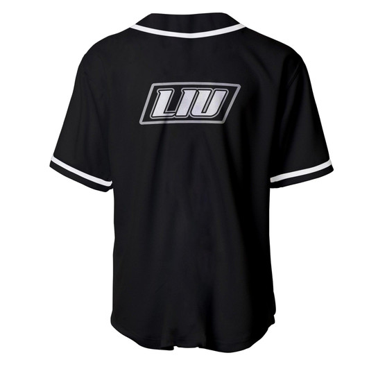 LIU Brooklyn Blackbirds Baseball Jersey - Sport Style Text -