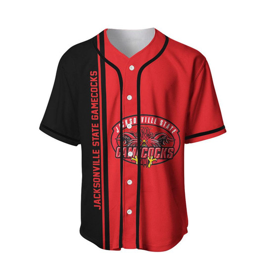 Jacksonville State Gamecocks Baseball Jersey Half Style -