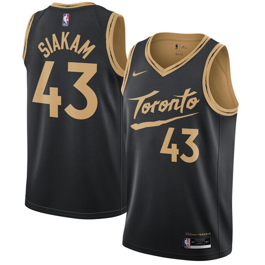 Pascal Siakam Toronto Raptors Nike 2020/21 Swingman Jersey Black – City Edition
