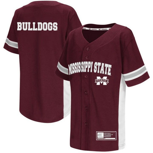 Unisex Mississippi State Bulldogs Maroon   Baseball Jersey