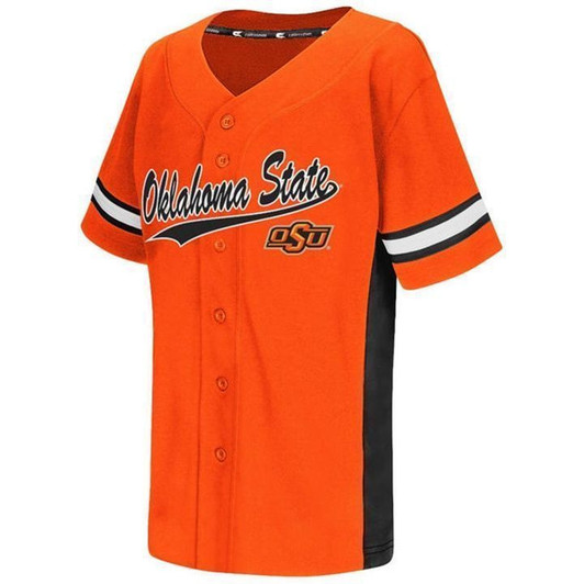 Unisex Oklahoma State Cowboys Orange   Baseball 3D Jersey
