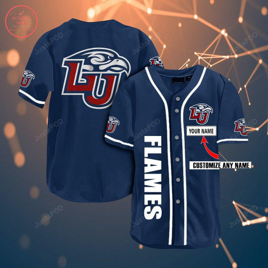 Liberty Flames Personalized Baseball Jersey