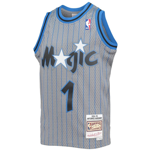 Penny Hardaway Orlando Magic Mitchell & Ness  1994-95 Hardwood Classics Reload Jersey – Gray