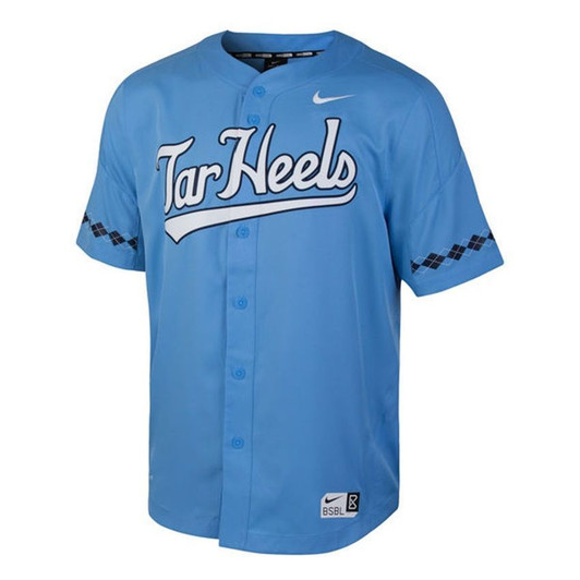 Men North Carolina Tar Heels Light Blue   3D Team Jersey