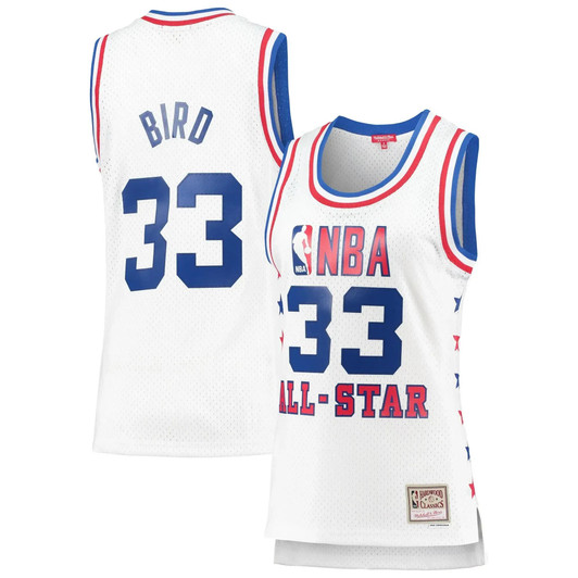 Larry Bird Eastern Conference Mitchell & Ness Women'S 1985 Nba All-Star Game Swingman Jersey - White