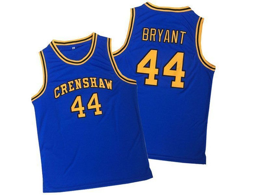 Unisex High School Blue Kobe Bryant   College Basketball 3D Jersey