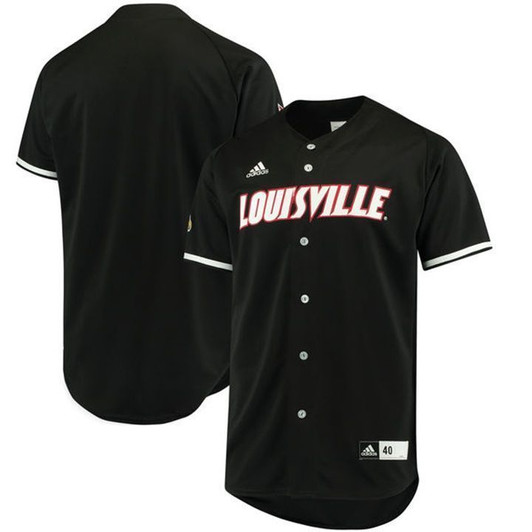 Unisex Louisville Cardinals Black   Baseball 3D Jersey
