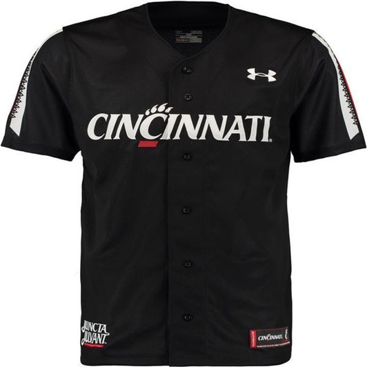 Unisex Cincinnati Bearcats Black   Baseball 3D Jersey