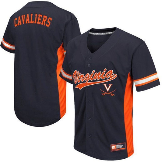 Unisex Virginia Cavaliers White   Baseball 3D Jersey