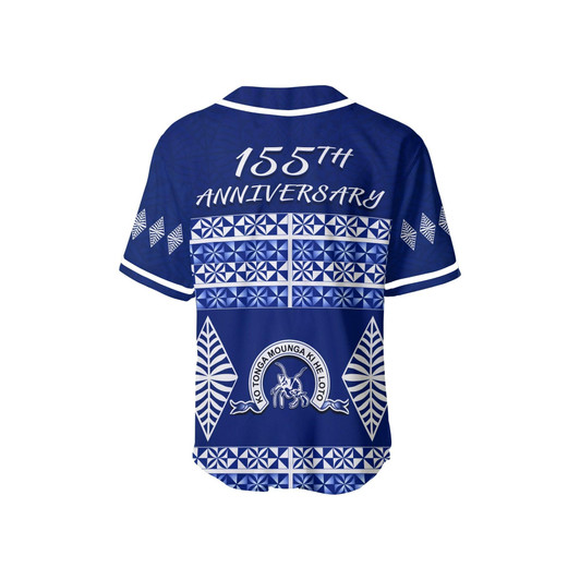 Old Boys of Tupou College Tonga Baseball Jersey 155th Anniversary LT13