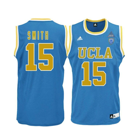 Unisex Ucla Bruins Blue Jerrold Smith College Basketball 3D Jersey