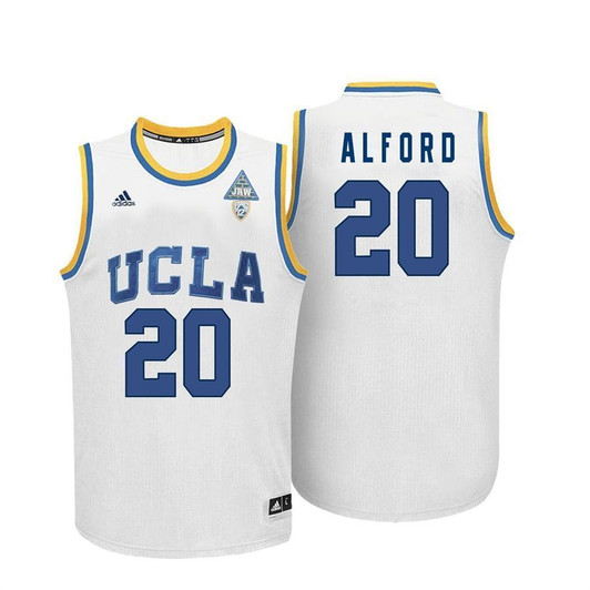 Unisex Ucla Bruins White Bryce Alford College Basketball 3D Jersey