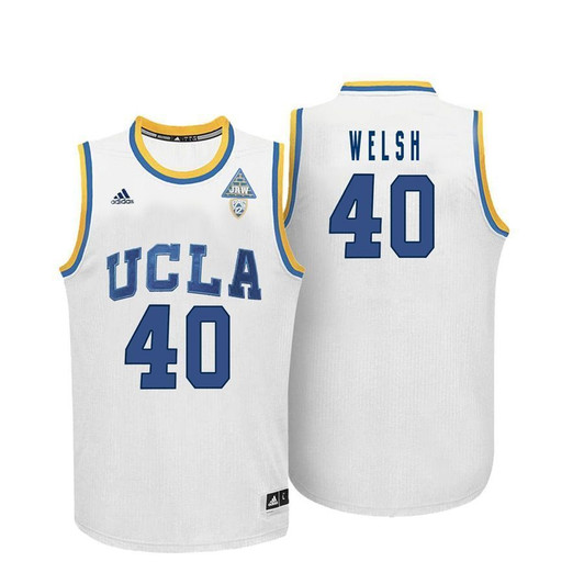 Unisex Ucla Bruins White Thomas Welsh College Basketball 3D Jersey