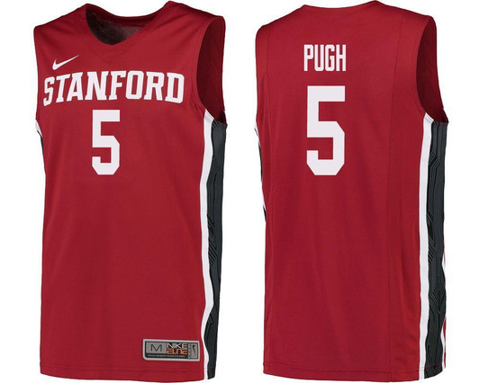 Stanford Cardinal Cardinal Kodye Pugh College Basketball 3D Jersey
