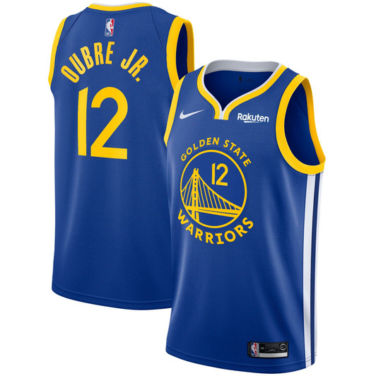 Men'S Nike Kelly Oubre Jr. Royal Golden State Warriors 2020/21 Swingman Badge Jersey – Icon Edition