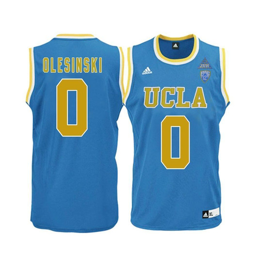 Unisex Ucla Bruins Blue Alex Olesinski College Basketball 3D Jersey