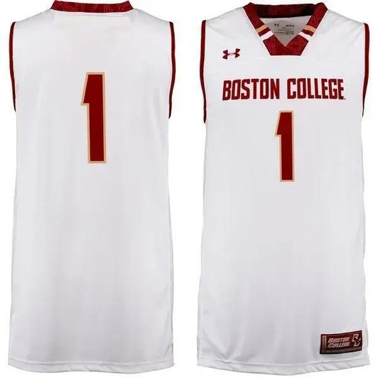 Boston College Eagles #1 Cardinal Basketball Jersey