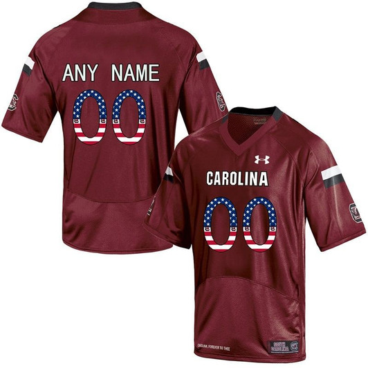 Personalize Jersey - Unisex South Carolina Gamecocks Red Custom College Football Limited Jersey
