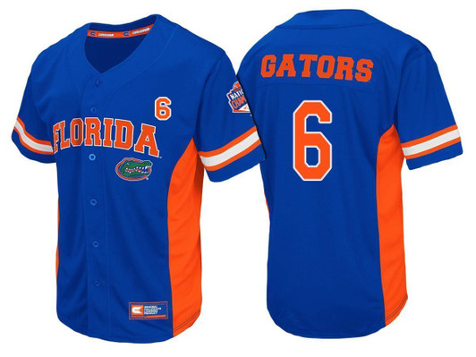Unisex Florida Gators Royal College 2017 Baseball National Champions 3D Jersey