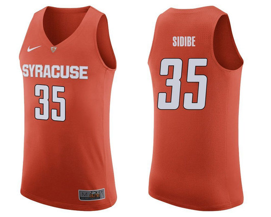 Syracuse Orange Orange Bourama Sidibe College Basketball 3D Jersey