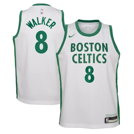 Kemba Walker Boston Celtics Nike Youth 2020/21 Swingman Jersey White - City Edition