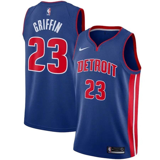 Blake Griffin Detroit Pistons Nike Swingman Jersey Blue - Icon Edition