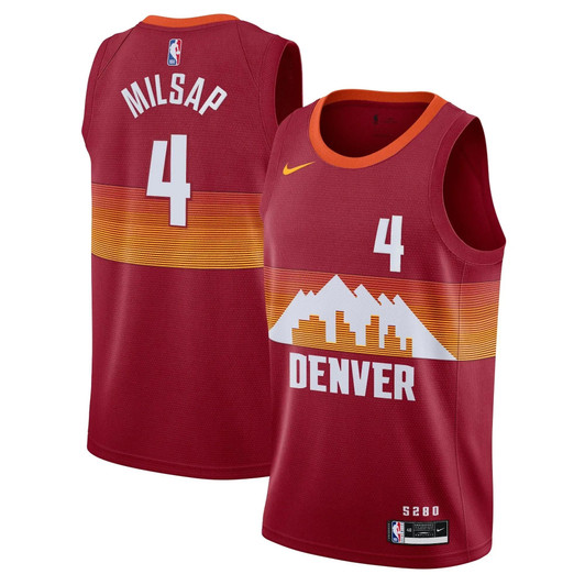 Denver Nuggets Nike City Edition Swingman Jersey - Paul Millsap - Youth - 2020