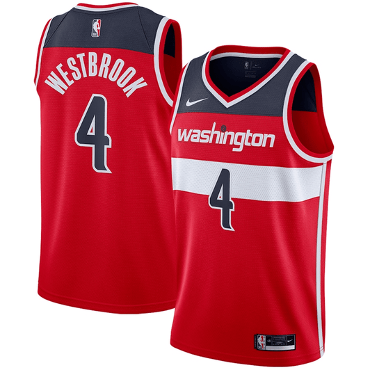 Russell Westbrook Washington Wizards Nike 2020/21 Swingman Player Jersey Red - Icon Edition