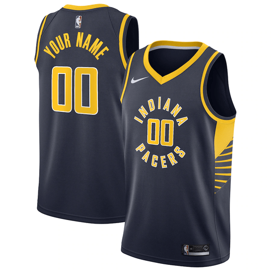 Indiana Pacers Nike 2020/21 Swingman Custom Jersey – Icon Edition - Navy